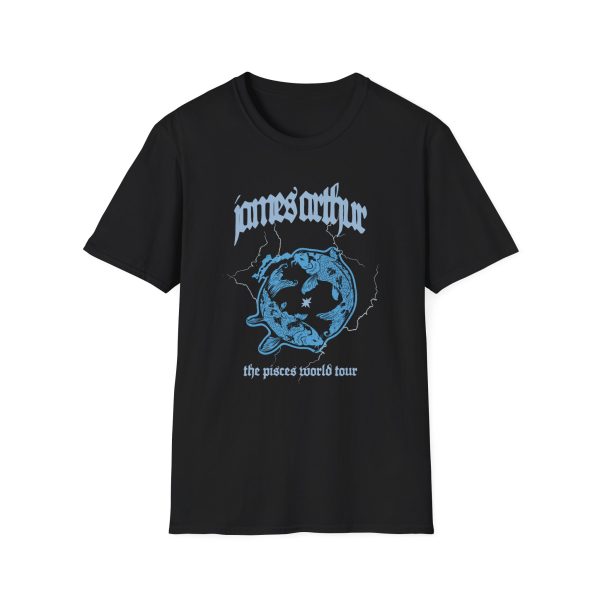 James Arthur Vintage Pisces Unisex Softstyle T-Shirt